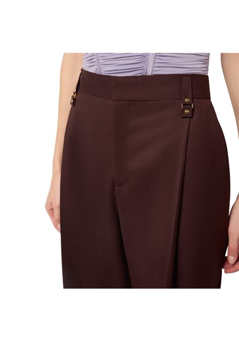 Pantalone Elisabetta Franchi donna PA18162E2644 Main Collection Cacao ELISABETTA FRANCHI | Pantaloni | PA18162E2644